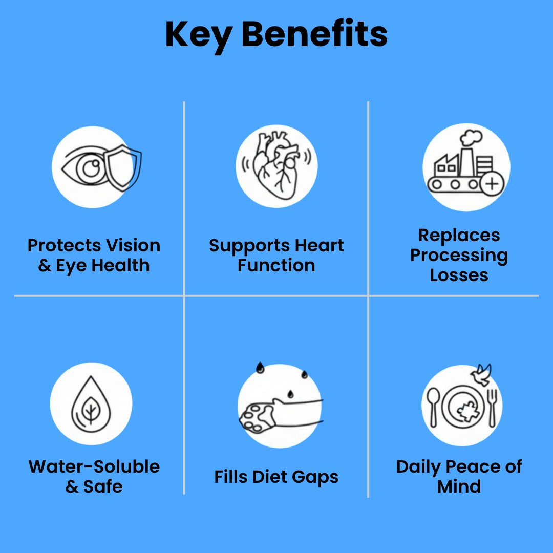 Stop the Silent Deficiency Before You See the signs with PurrVita Taurine Supplement