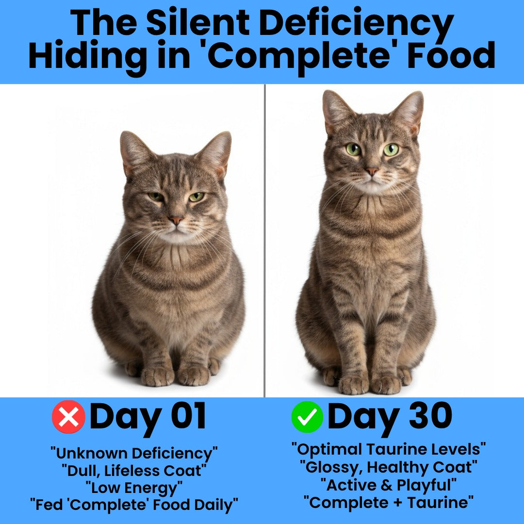 Stop the Silent Deficiency Before You See the signs with PurrVita Taurine Supplement