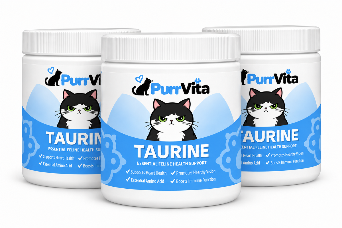 Stop the Silent Deficiency Before You See the signs with PurrVita Taurine Supplement